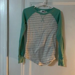 Old Navy girls raglan top